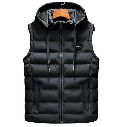 Heren Vest Mouwloos met Capuchon Waterdicht