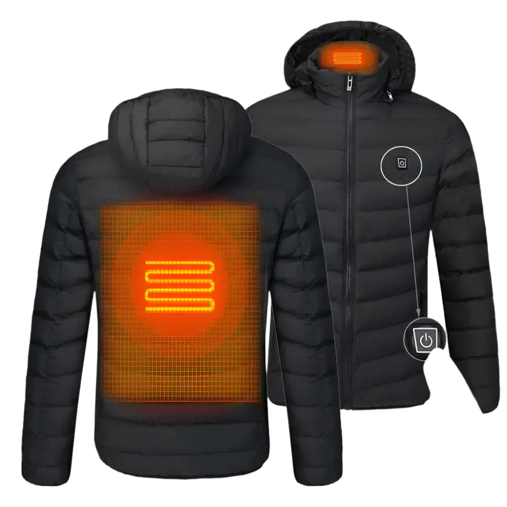 Verwarmde Jas Comfortabel voor Buiten