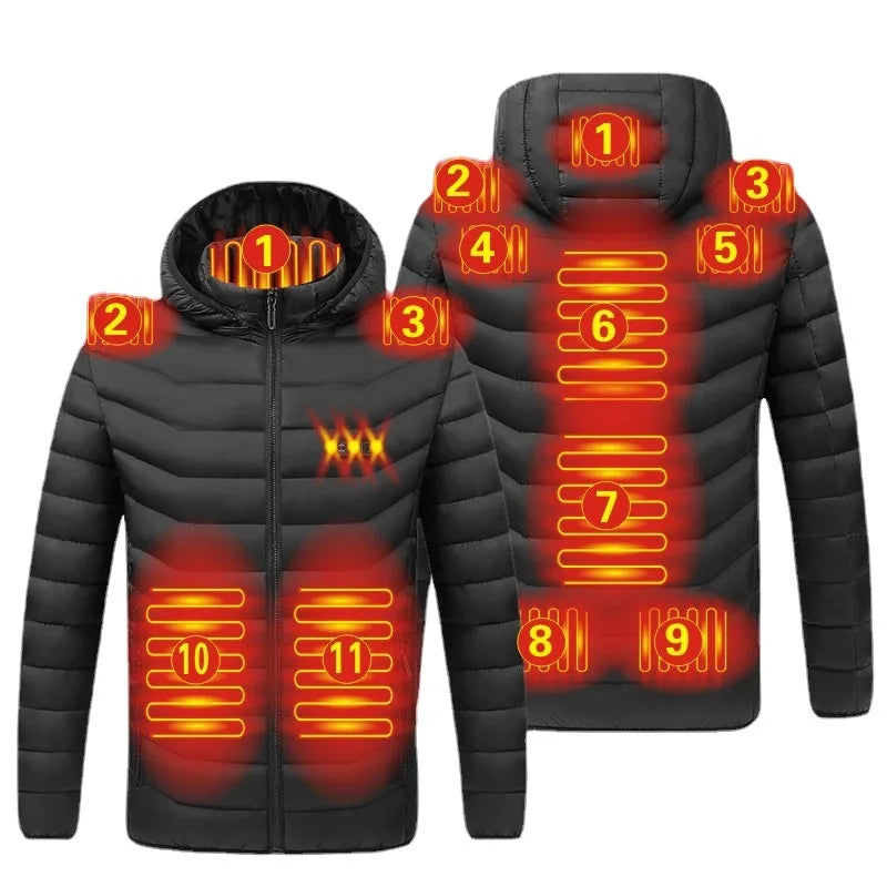 Verwarmde Jas Comfortabel voor Buiten