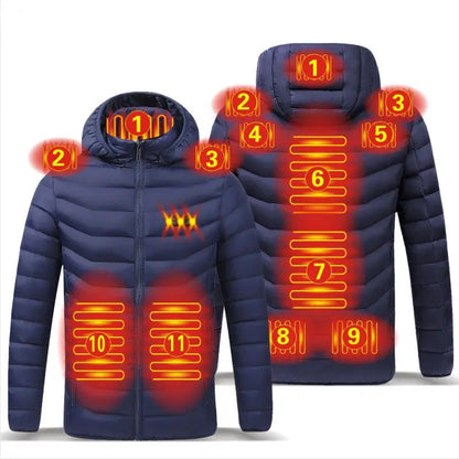 Verwarmde Jas Comfortabel voor Buiten