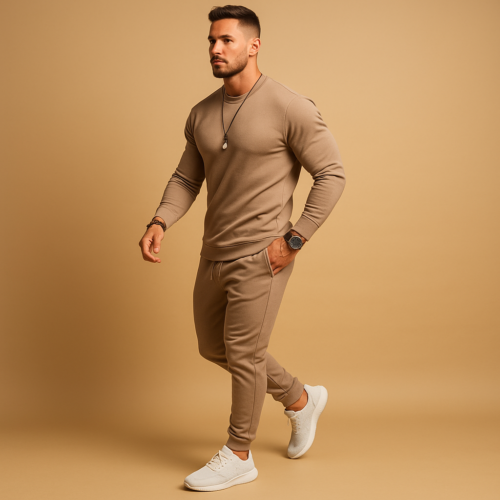 Heren Trainingspak Slim Fit - Moderne Sweater en Joggingbroek