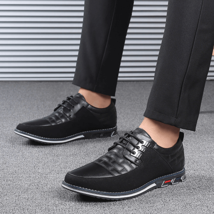 Comfortabele Herenschoenen Microfiber Premium Kwaliteit
