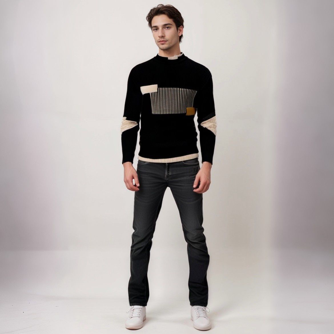 Noah Herentrui Gebreid Modern Stijl