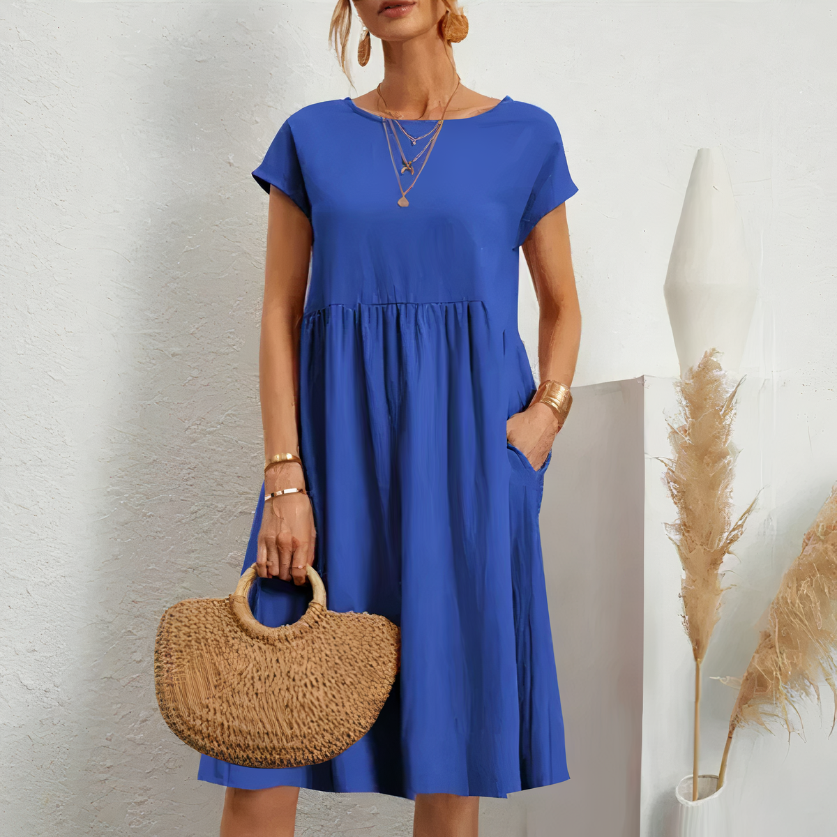Vrouwelijke Feestjurk Elegant en Chic