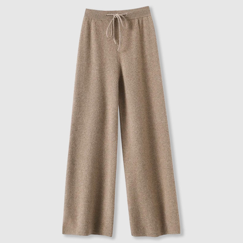 Dames Kasjmier Broek Wijd Model Zacht Comfortabel - StudioMarella