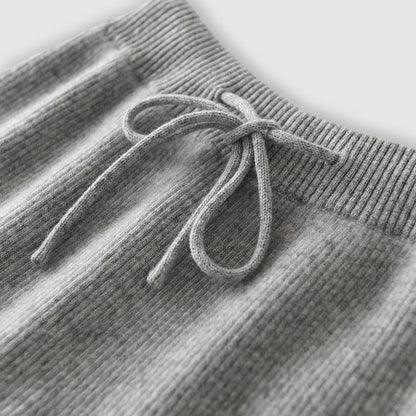 Dames Kasjmier Broek Wijd Model Zacht Comfortabel