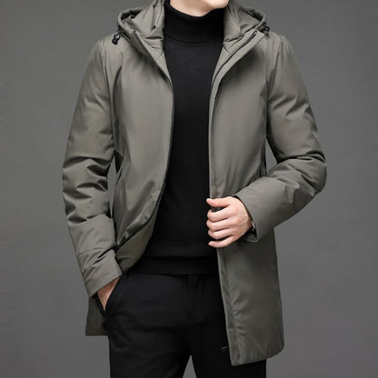 Heren Parka Warm Met Meerdere Zakken Modern Design