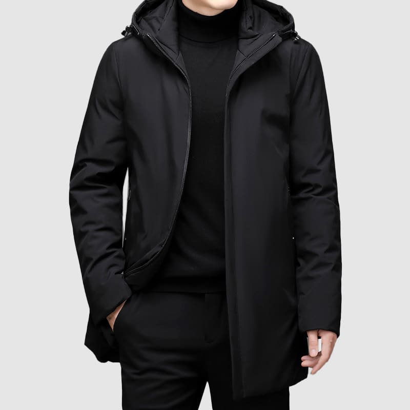 Heren Parka Warm Met Meerdere Zakken Modern Design