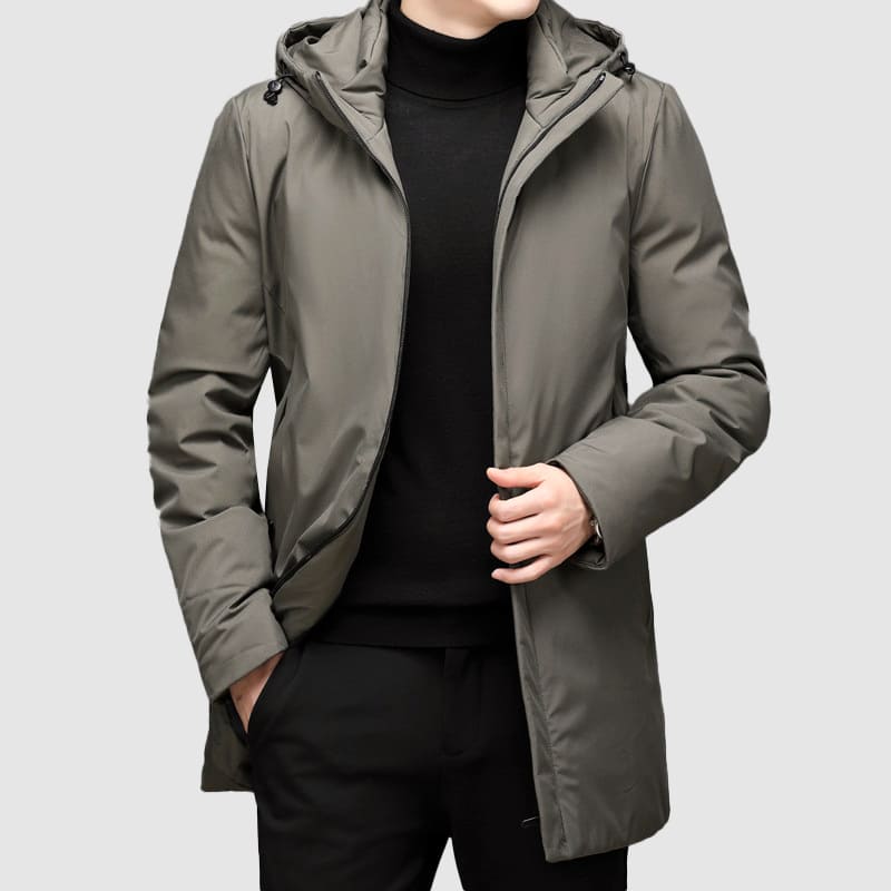 Heren Parka Warm Met Meerdere Zakken Modern Design - StudioMarella