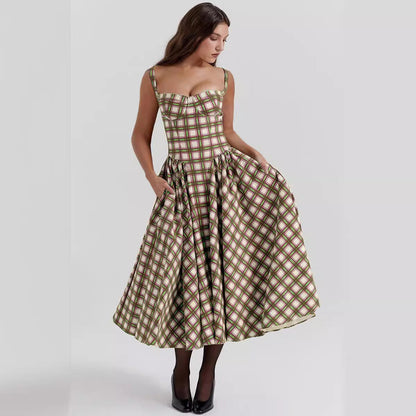 Maxi Jurk met Schilderijen Print - StudioMarella