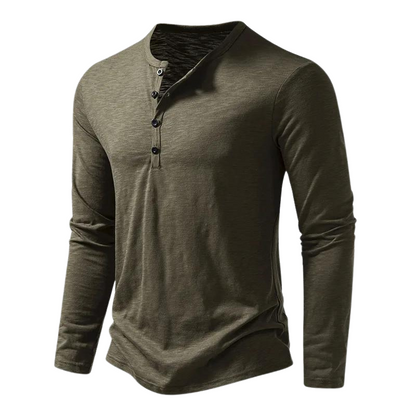 Heren Longsleeve Shirt Comfortabel en Veelzijdig voor Dagelijks Dragen