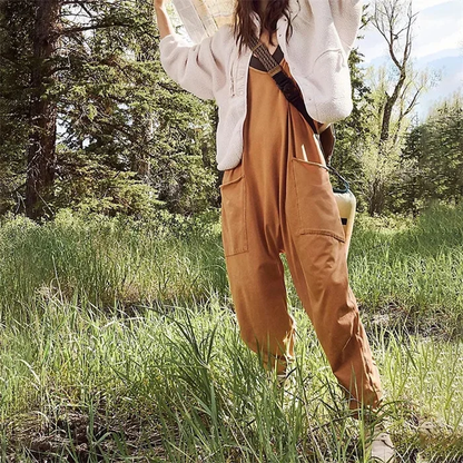 Vrouwelijke Zomerjurk Relaxt Baggy Jumpsuit