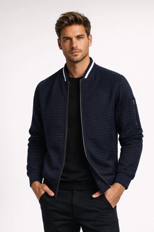 Heren Jasje Lente Casual Met Ritssluiting - StudioMarella
