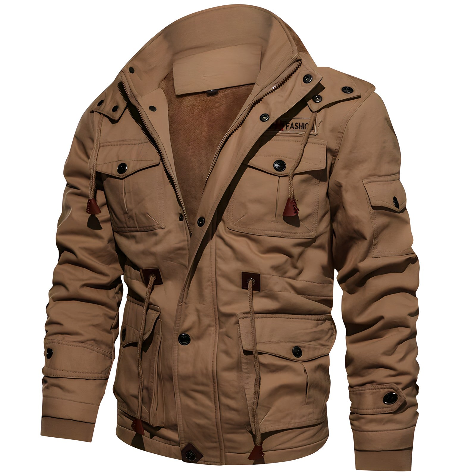Jaxon | Giacca Invernale Uomo Calda con Cappuccio e Tasche Multiple 3