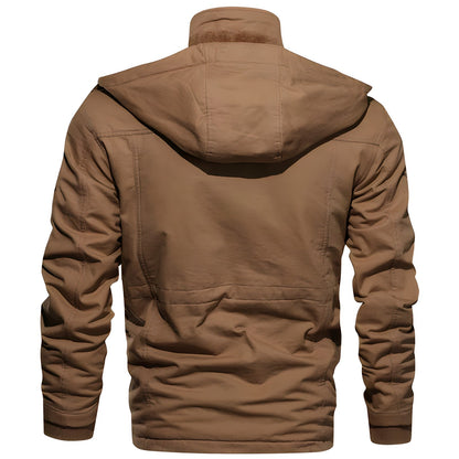 Jaxon | Giacca Invernale Uomo Calda con Cappuccio e Tasche Multiple 4