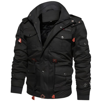Jaxon | Giacca Invernale Uomo Calda con Cappuccio e Tasche Multiple 5