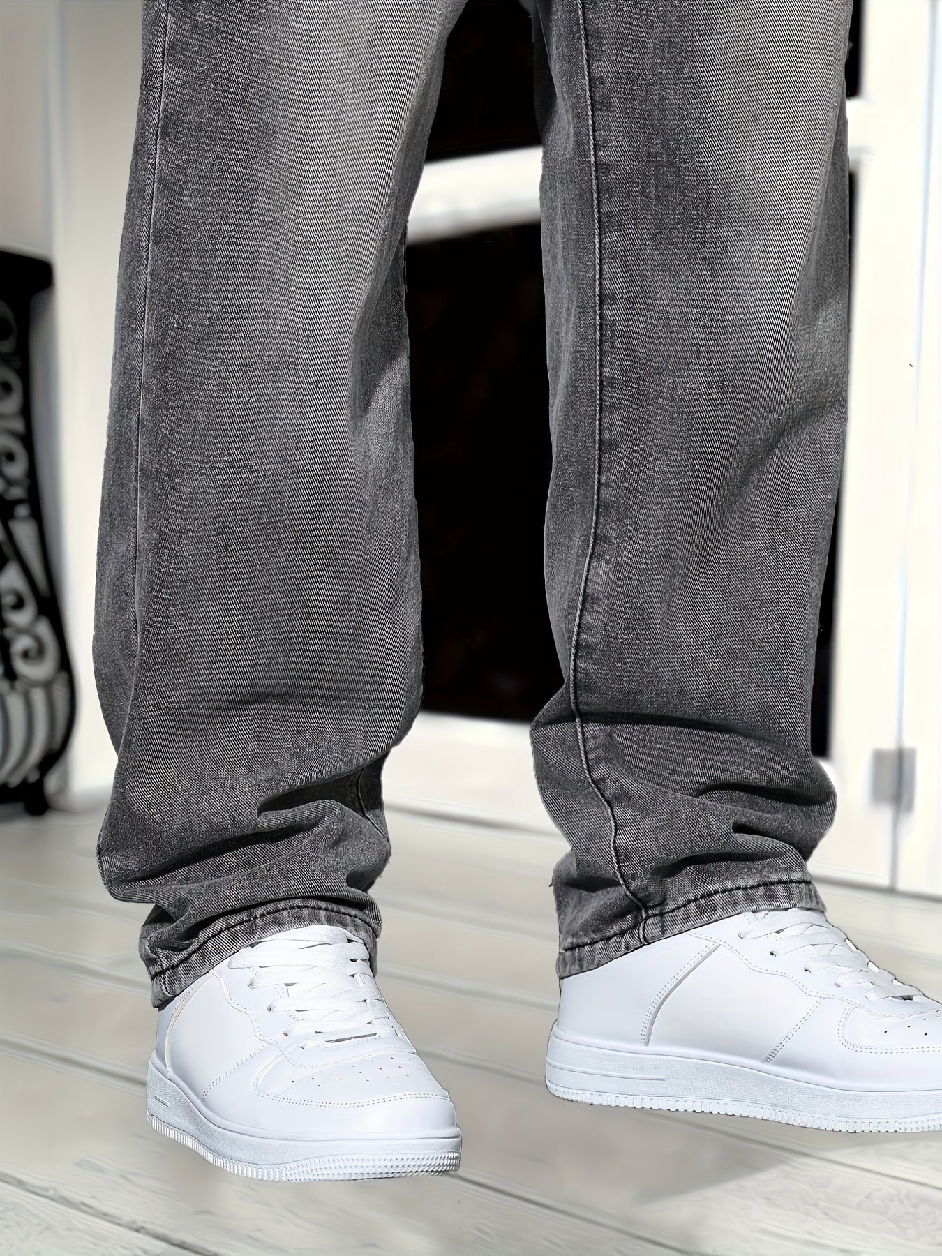 Heren Straight Leg Jeans Premium Kwaliteit Denim