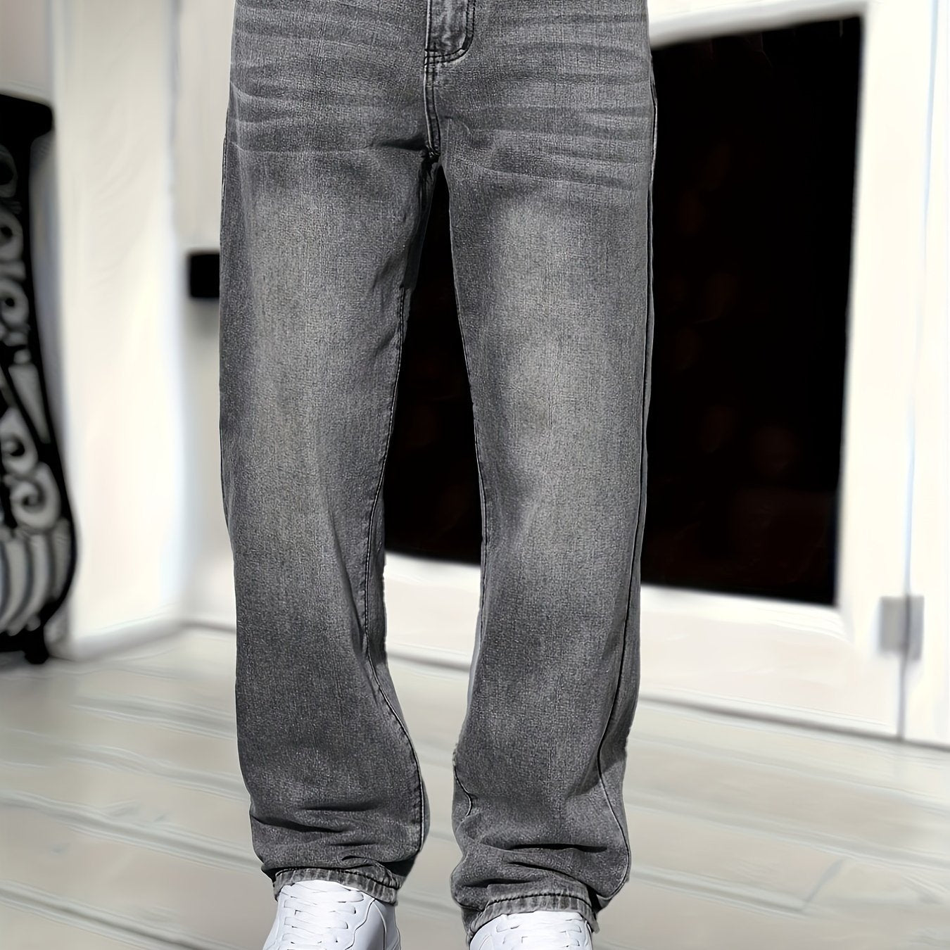 Heren Straight Leg Jeans Premium Kwaliteit Denim