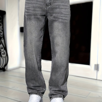 Heren Straight Leg Jeans Premium Kwaliteit Denim