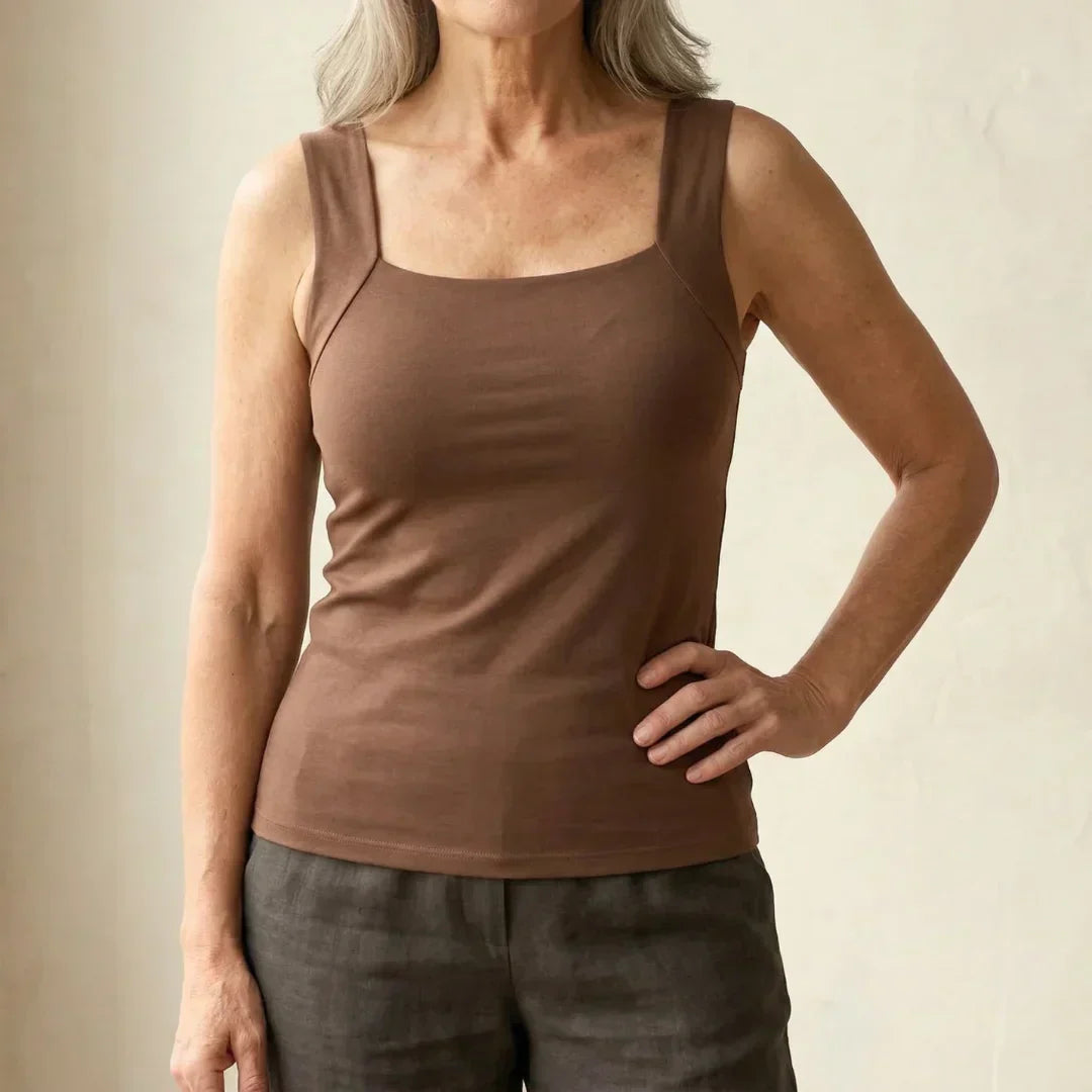 Jennifer | Zachte en comfortabele tanktop met ingebouwde bh 1