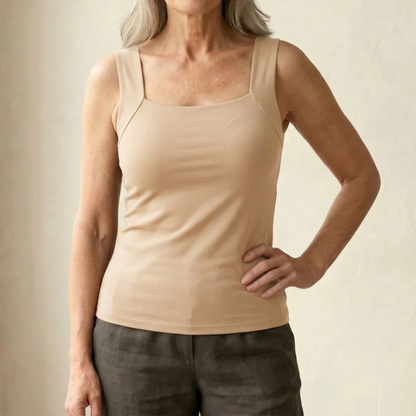 Jennifer | Zachte en comfortabele tanktop met ingebouwde bh 11