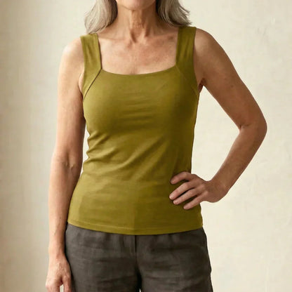 Jennifer | Zachte en comfortabele tanktop met ingebouwde bh 12