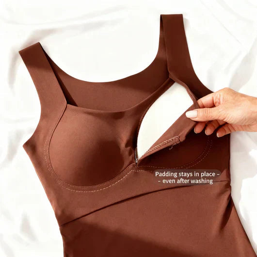 Jennifer | Zachte en comfortabele tanktop met ingebouwde bh 4