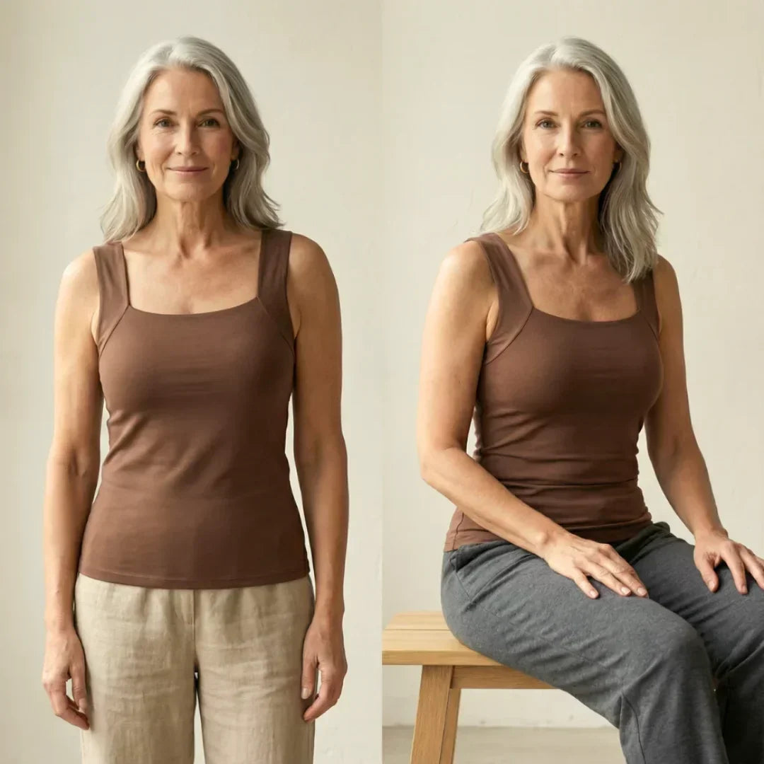 Jennifer | Zachte en comfortabele tanktop met ingebouwde bh 6