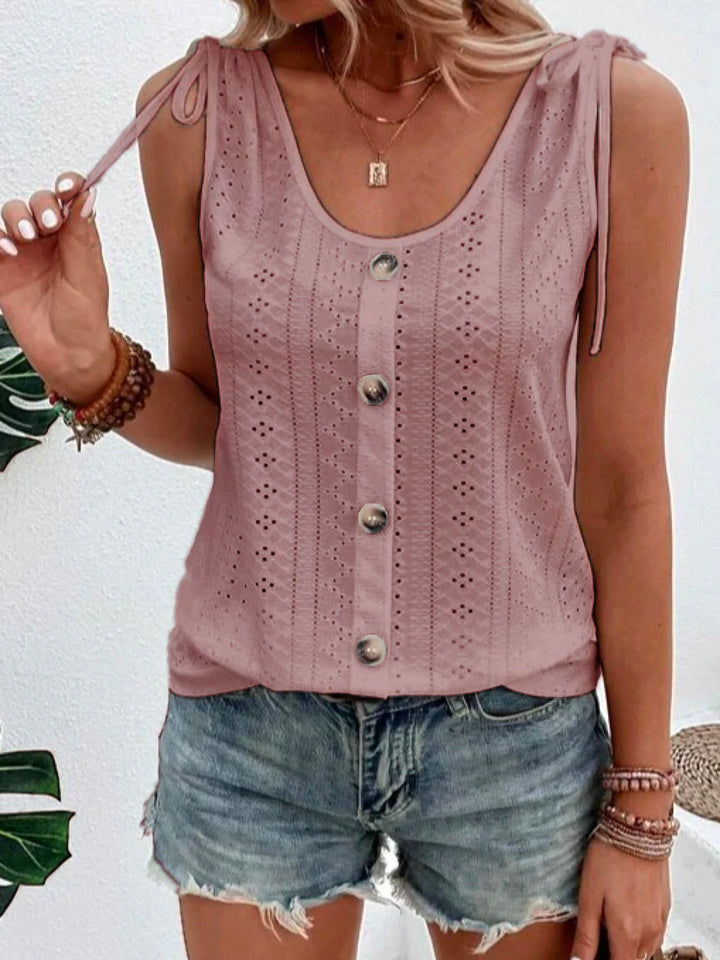 Klassieke Zomertanktop Vrouw Casual Mode