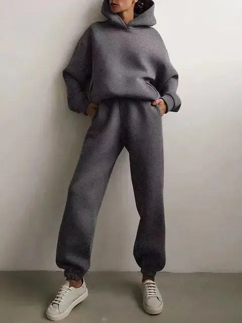 Dames Sportset Hoodie en Joggingbroek Comfortabel Zacht