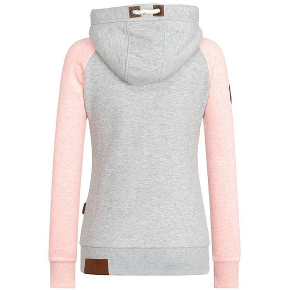 Johanna | Fleece Joggingpak Met Kap en Rits