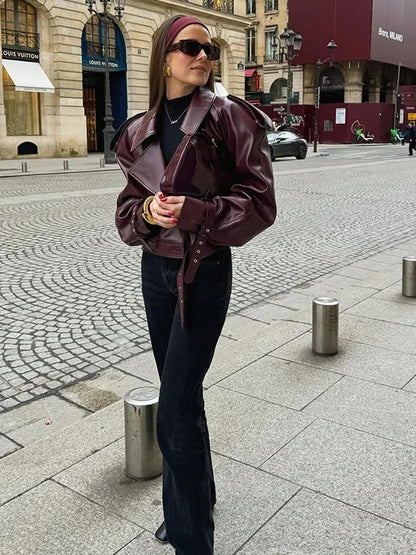 Leren Jas Dames Stijlvol met Luxe Details