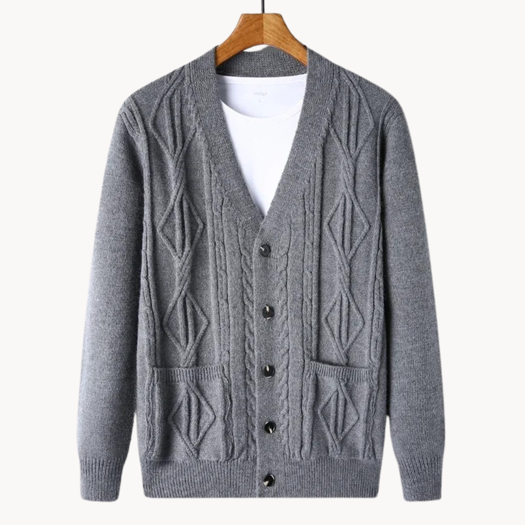 Averon | Elegante Heren Cardigan Met Knopen