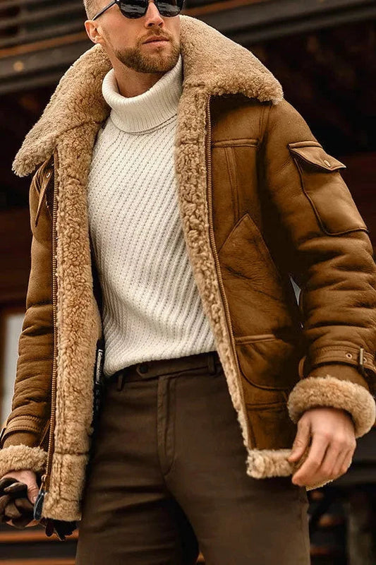 Heren Schapenleer Jack Klassiek Model Echt Leer - StudioMarella