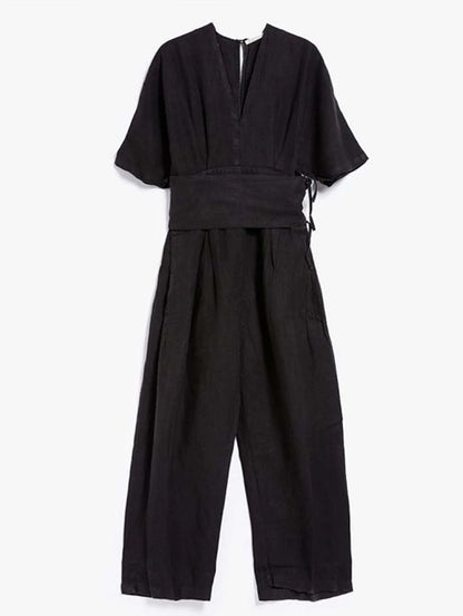 Zomerse Jumpsuit Vrouw Vintage Stijl Boho Chic