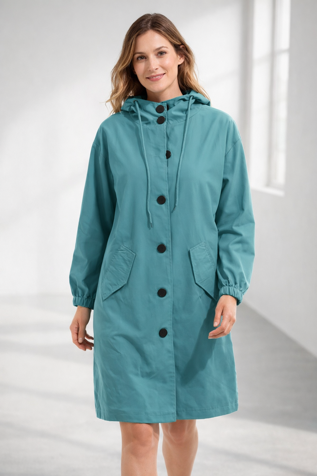 Lange Jas met Capuchon Comfortabel en Waterdicht - StudioMarella