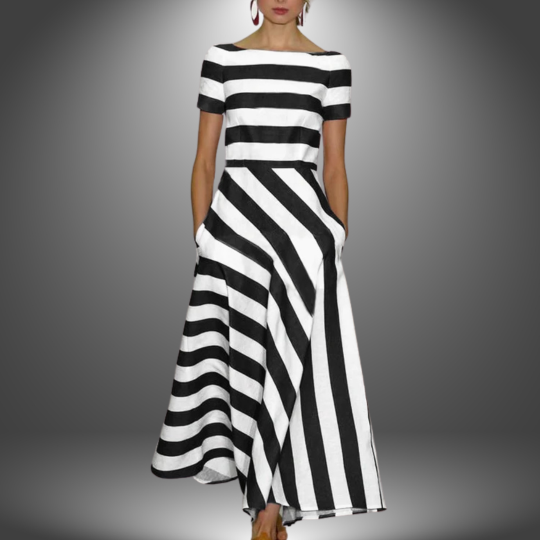 Kelsey | Elegante Lange Jurk Dames A-lijn Maxi Jurk 1