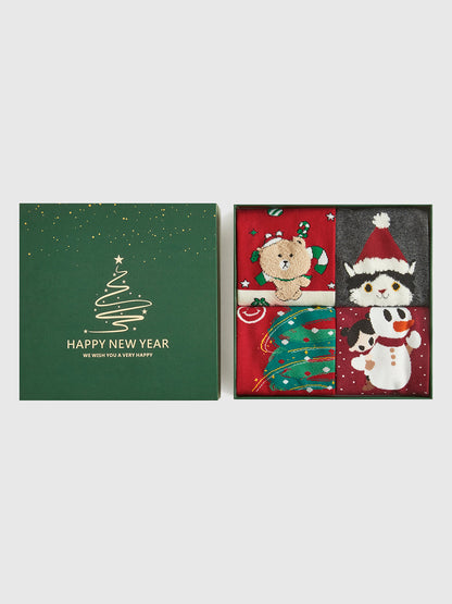 Kerst Sokken Set - Comfortabele Feestelijke Sokken voor Kerst