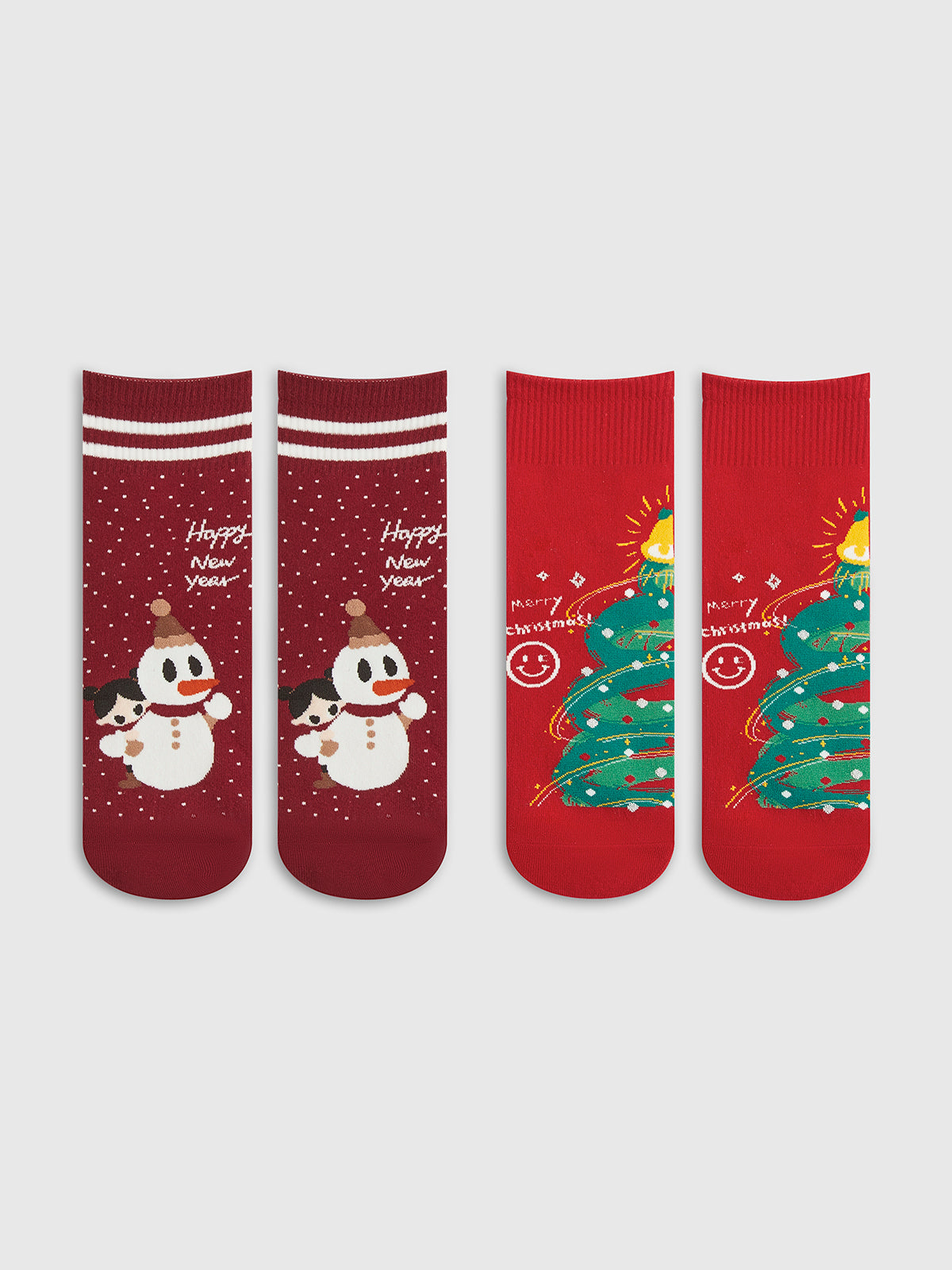 Kerst Sokken Set - Comfortabele Feestelijke Sokken voor Kerst