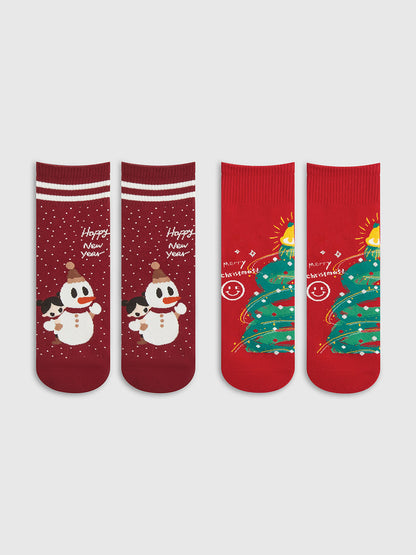 Kerst Sokken Set - Comfortabele Feestelijke Sokken voor Kerst