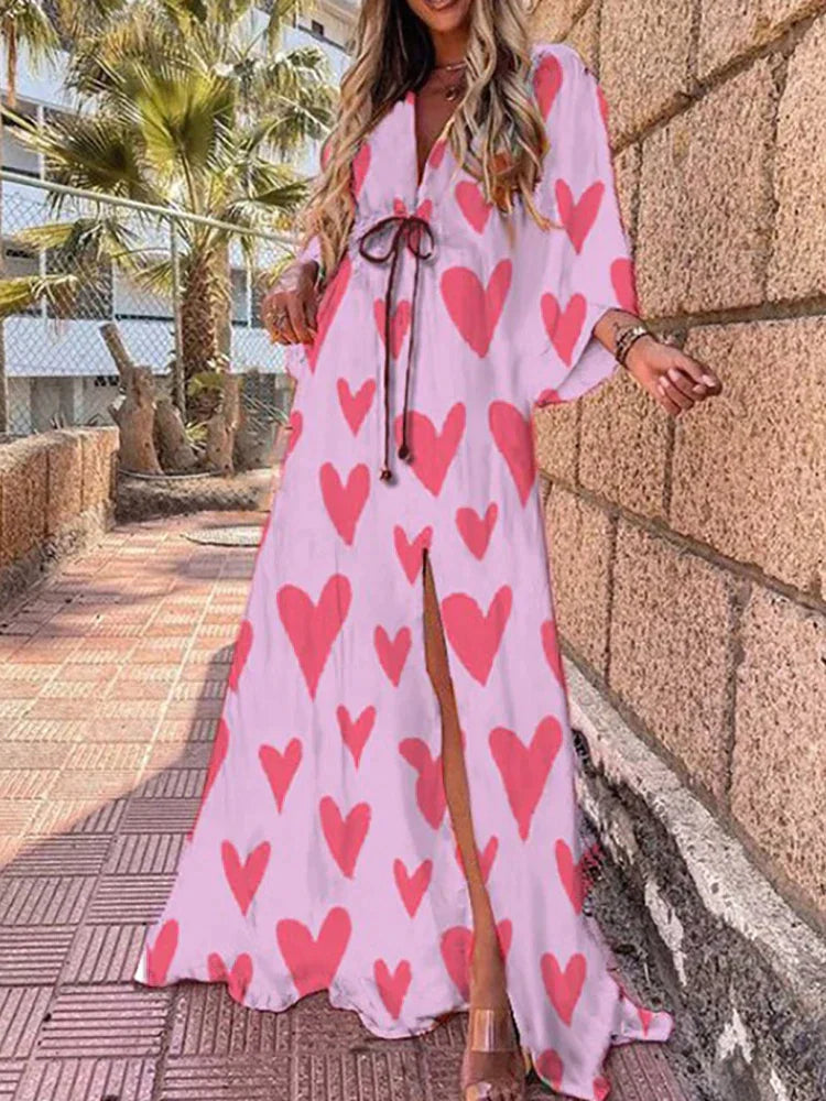 Kleurrijke Maxi Jurk Zomer | Lange Jurk Dames 4