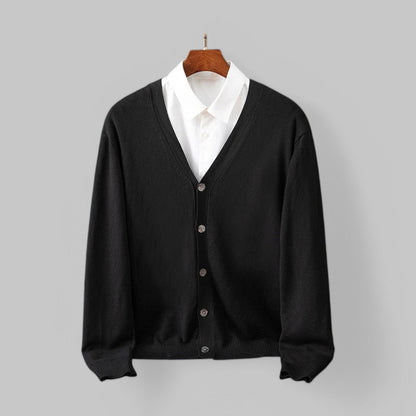 Elegante Herencardigan met V-hals