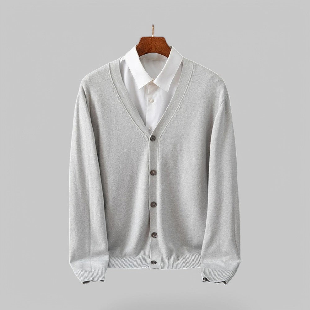 Elegante Herencardigan met V-hals