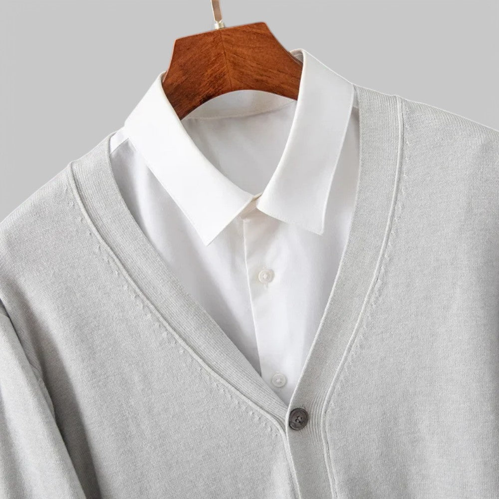 Elegante Herencardigan met V-hals
