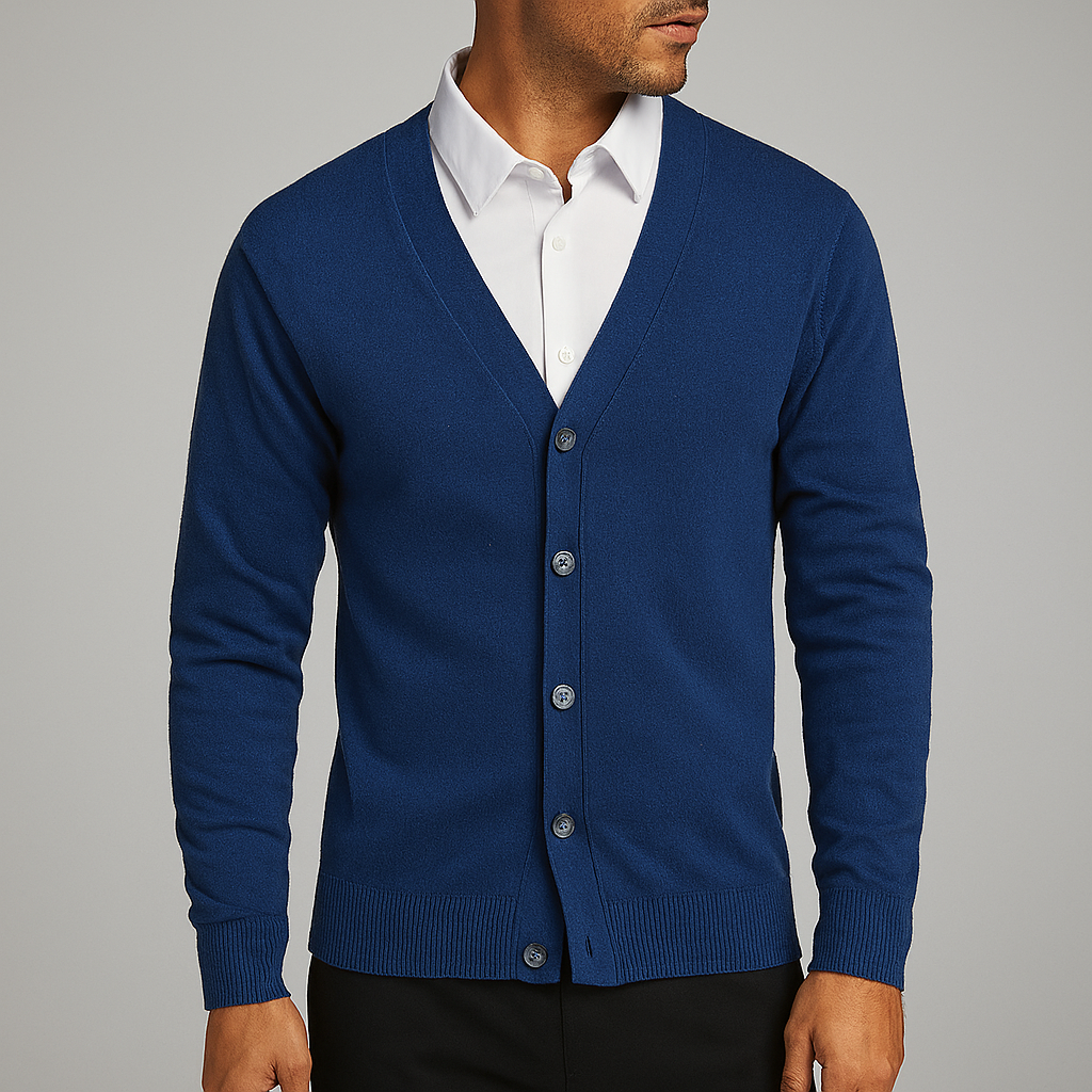 Elegante Herencardigan met V-hals