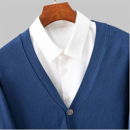 Elegante Herencardigan met V-hals