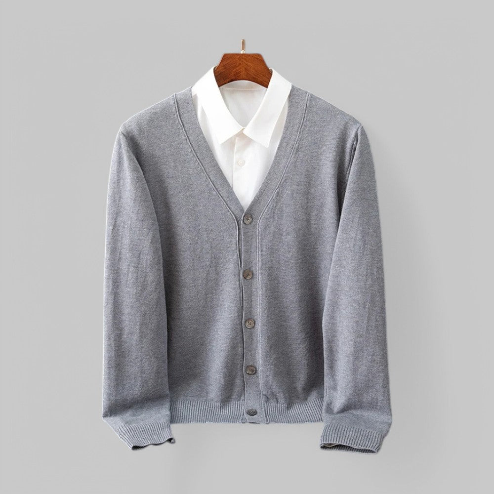 Elegante Herencardigan met V-hals