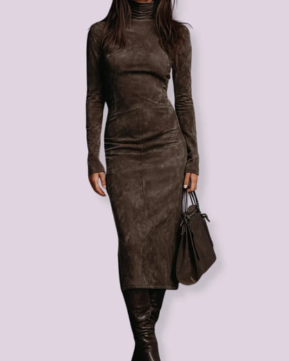 Dames Midi-jurk Getailleerd Elegant - StudioMarella