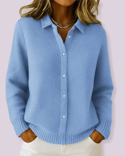 Dames Gebreide Cardigan Comfortabele Pasvorm - StudioMarella