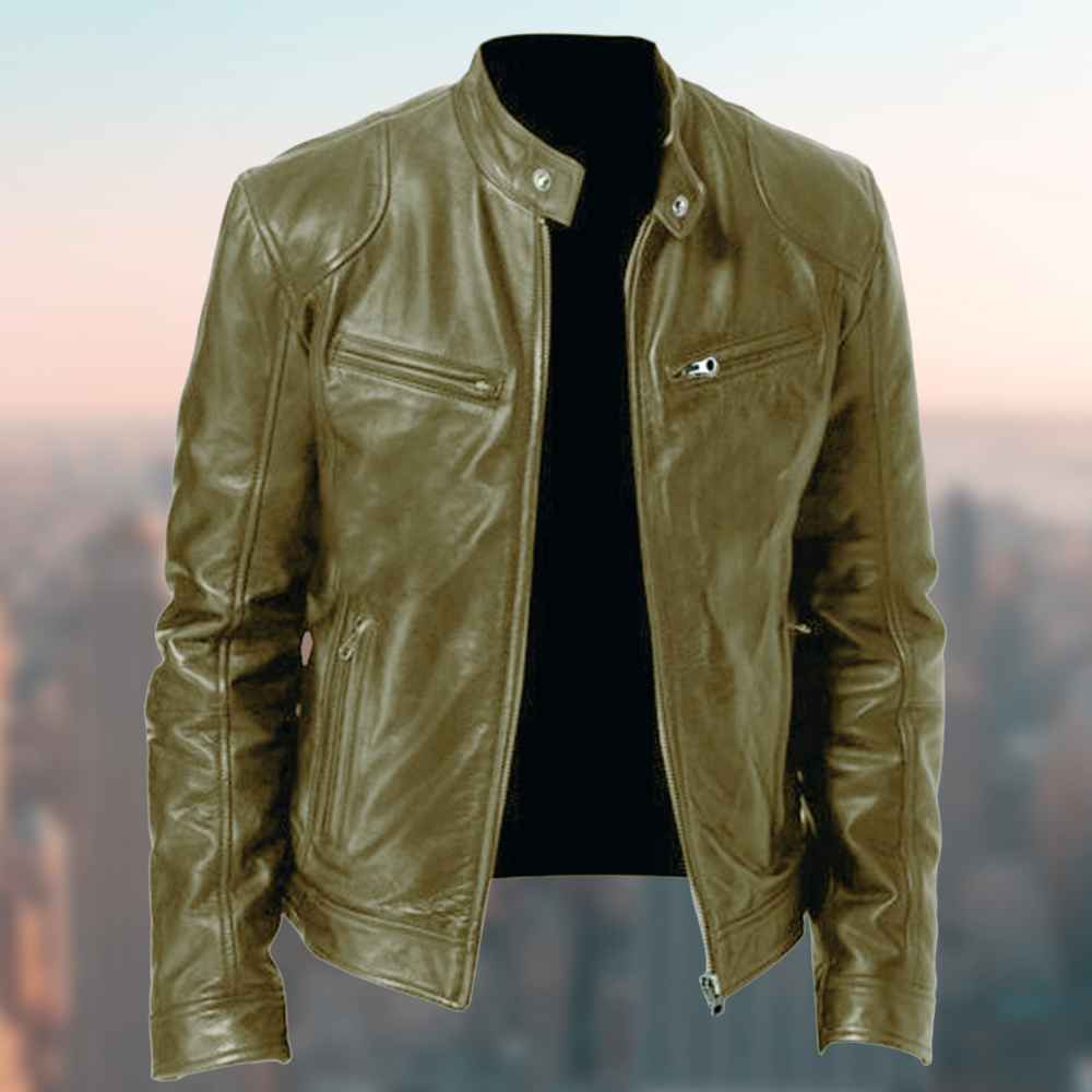 Leren Jas Heren Elegant en Tijdloos Design
